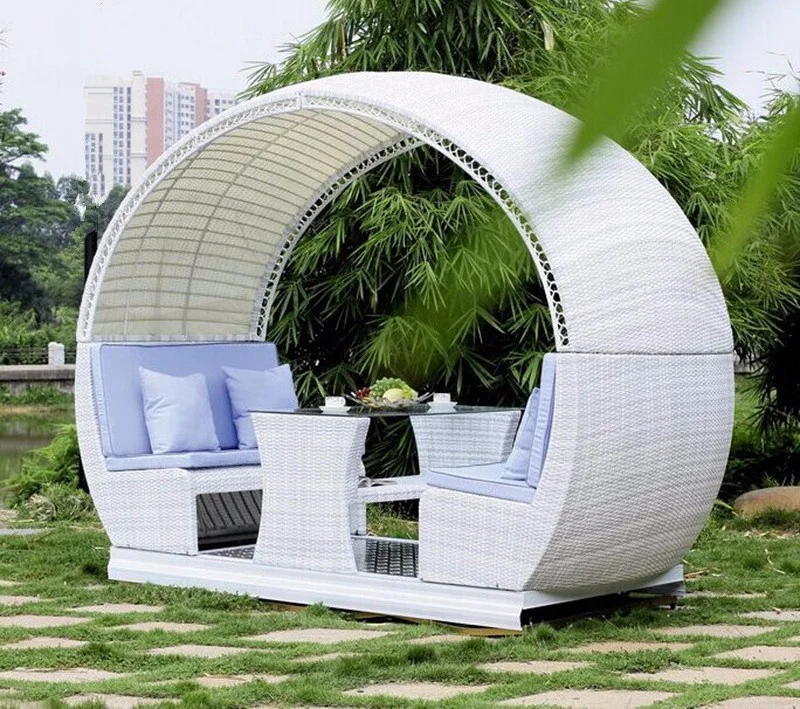  Лидер продаж плетеная Подсолнечная кровать из