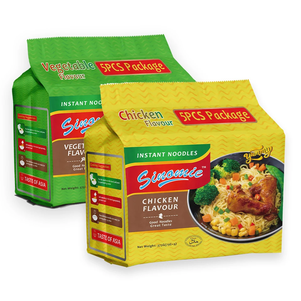 [SINOMIE] Wholesale Chinese Instant Noodles HALAL Private Label Bulk Instant Noodles