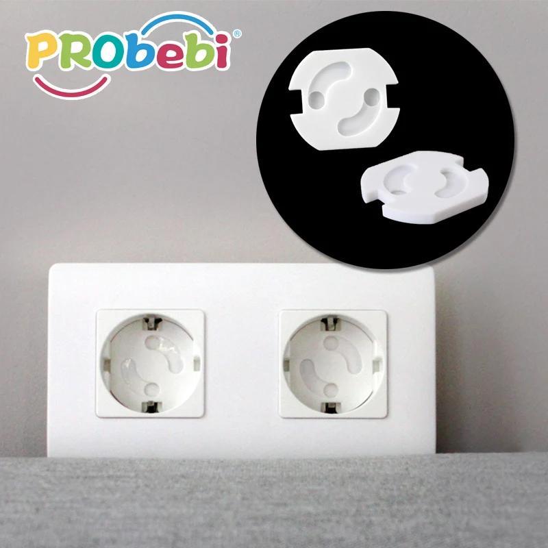 Probebi OL013 Proof Wall Socket Protector Electrical Power Plug Protectors for Child Baby