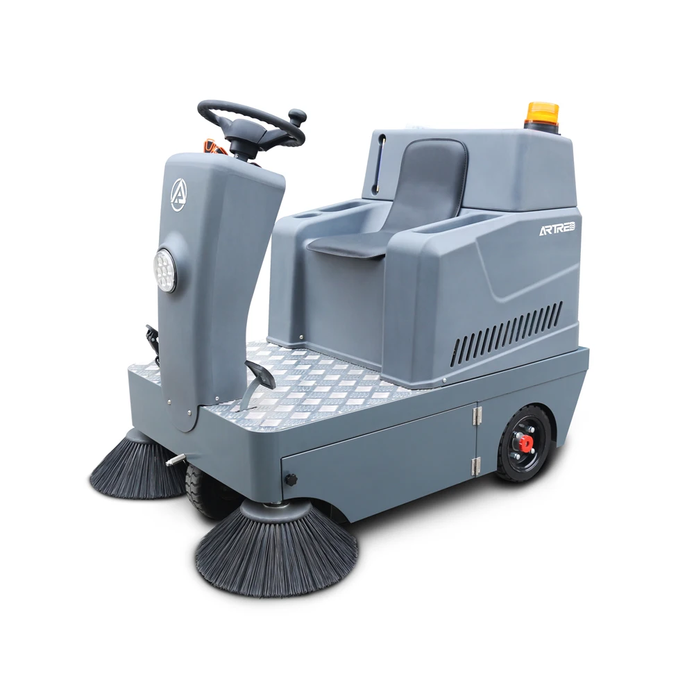 ARTRED factory high efficiency small street sweeper industria ride on road sweeping sweeper machine