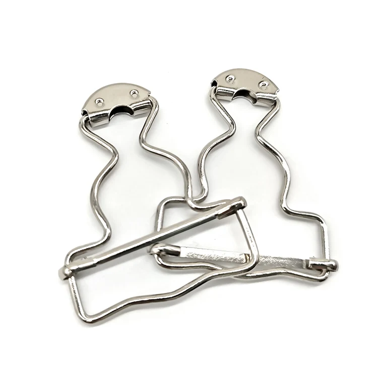 Wholesale Metal Adjuster Sliding Adjustable Metal Suspender Gourd Buckle Firm Fastener Hanger Bags Snap Buckles