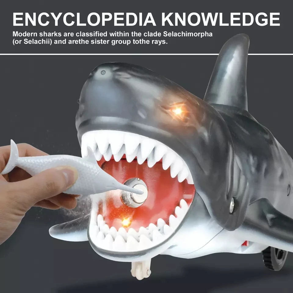 Simulation Shark Swimming Fish Rc Toy 2.4g 4ch Remote Control Shark Underwater Electric Animals Toy For Kid Remote Control Shark