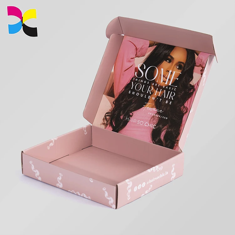 Custom Logo Foldable Clothes Shoes Packaging Shipping Mailer Cardboard Box