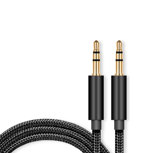 Customized length 3.5mmJack Male to Male Aux Audio Cable connector For Car Mobile Headphone