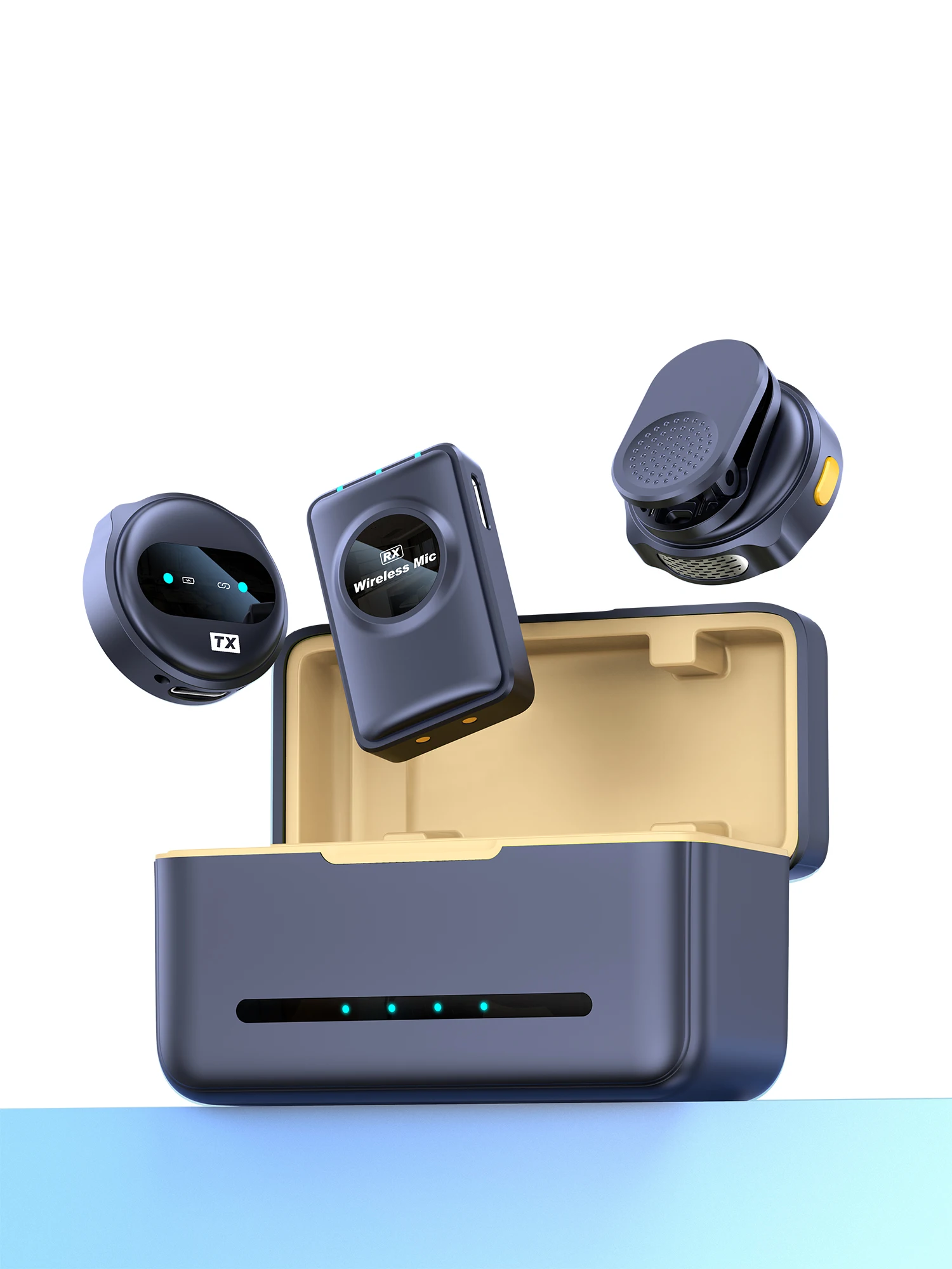 New DX10 DX12 C Light weight Mini portable wireless collar lapel microphone iphone