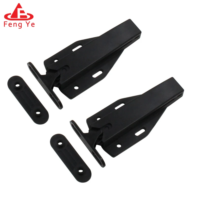 Closet cabinet door side mount push system plastic latch Wholesale sliding door damper cabinet door bounce close pull latch