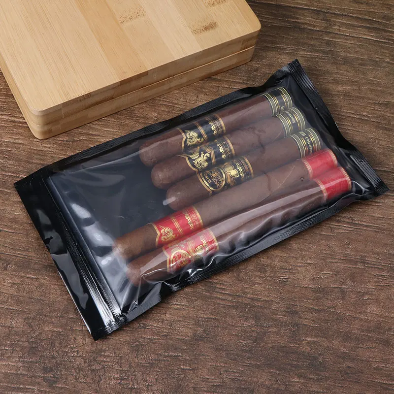 Erliao portable Cigar moisturizing bag wholesale cigar plastic bag new arrival Cigar moisturizing bag