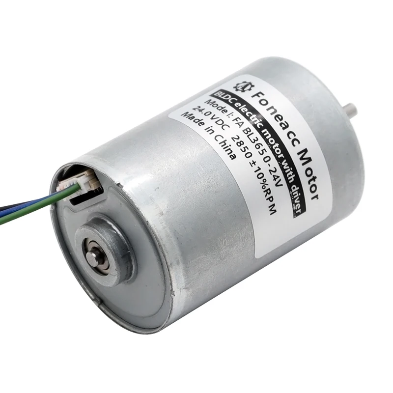cylindrical compact bldc motor with inner rotor structure with integrated internal driver of great lifetime and reasonable price
