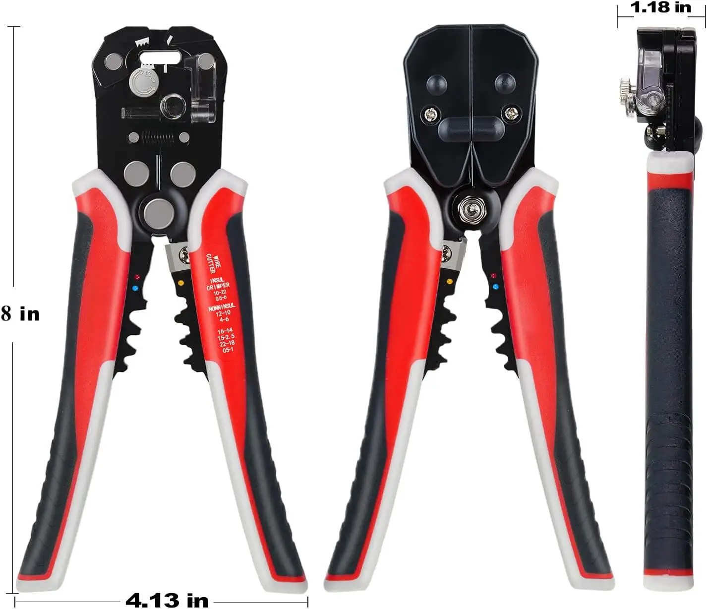 Peaktop  Self-Adjusting Insulation Wire Stripper  3 in 1 Automatic Wire Stripping Tool