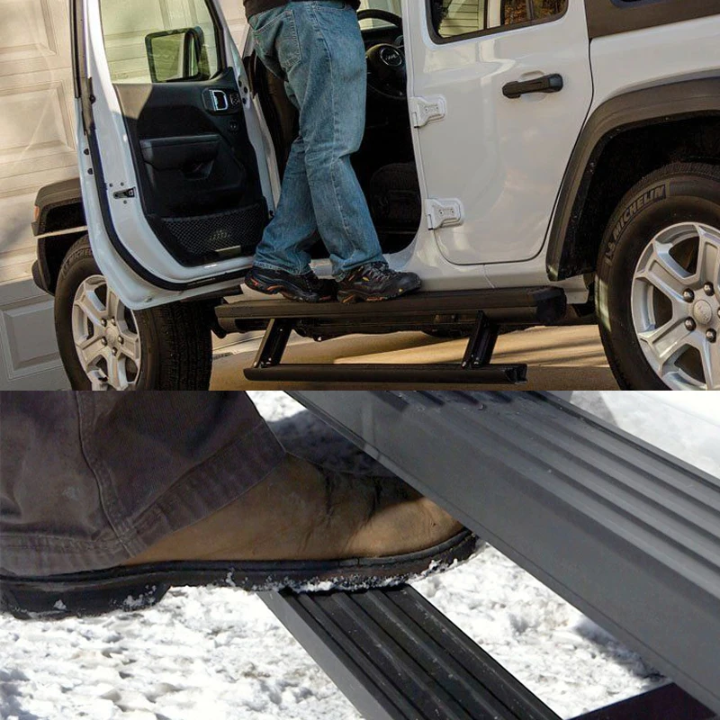 Car Accessories Body Kit Side Foot Step Pedal Power Side Step Running Board For Ford Bronco 2021 2022 2023