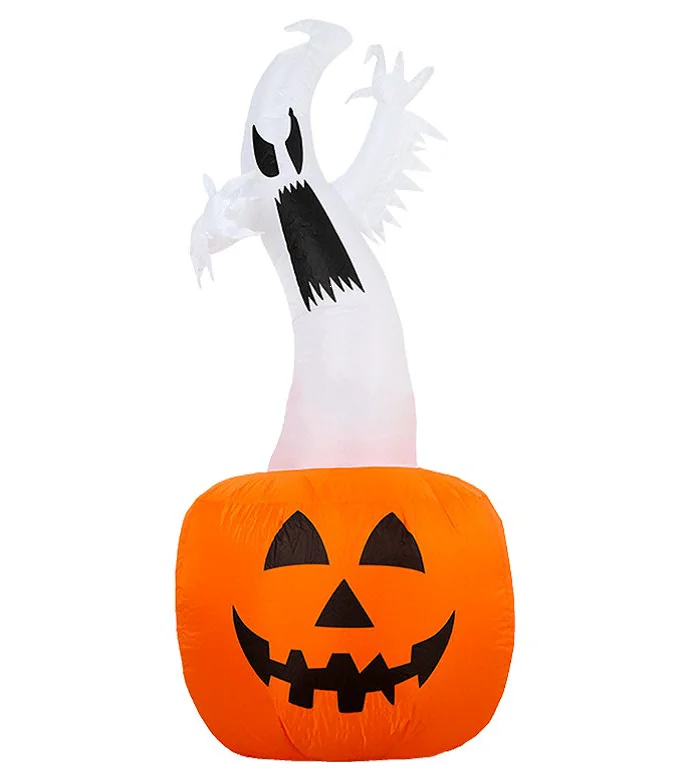 Blow Up Halloween Inflatables Build-in Led Inflatable Ghost Pumpkin For Home Yard Indoor Outdoor Decoration