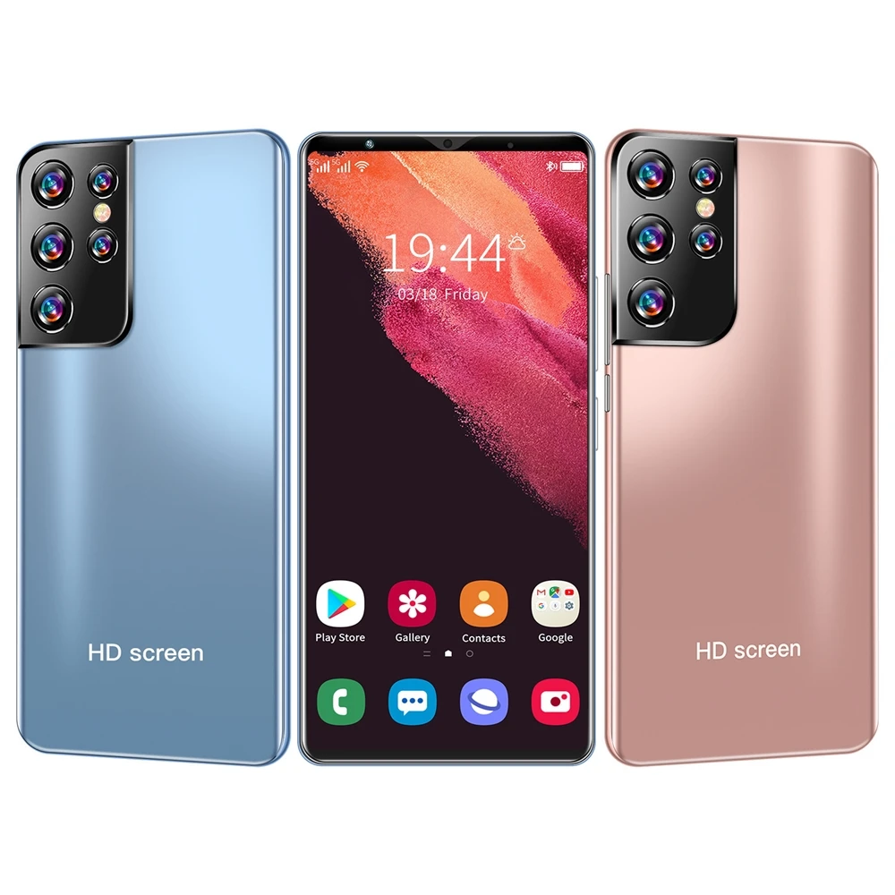 cheap phones S21+Ultra 6.38Inch watch TV smart phone 5000mAh 12GB+512GB Large Capacity lowest price mobile phones