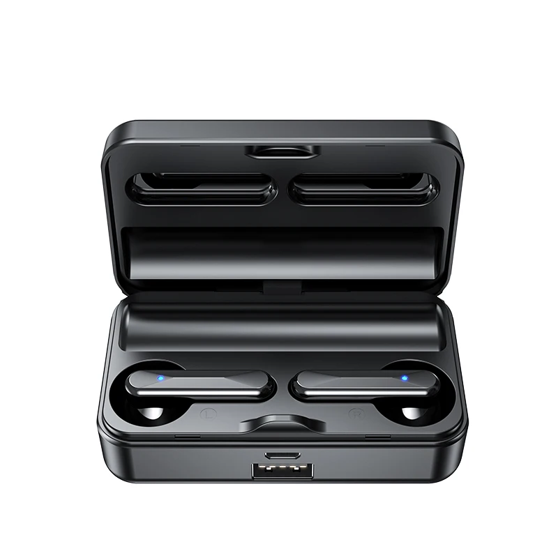 Compatible With All BT5.0 Devices B68 Wireless Earphone BT Ear Phone With Mirror Battery Power LED Display