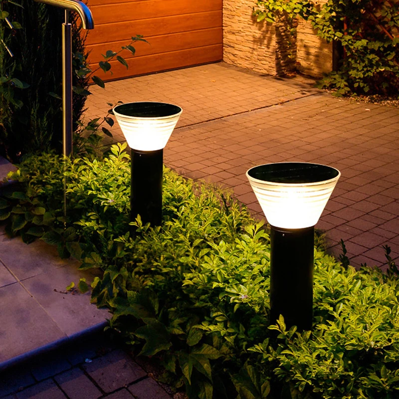 Высокое качество lamparas solares уличное солнечное освещение OEM завод IP65 садовый светильник вилла Пейзаж Светодиодный Солнечный газон