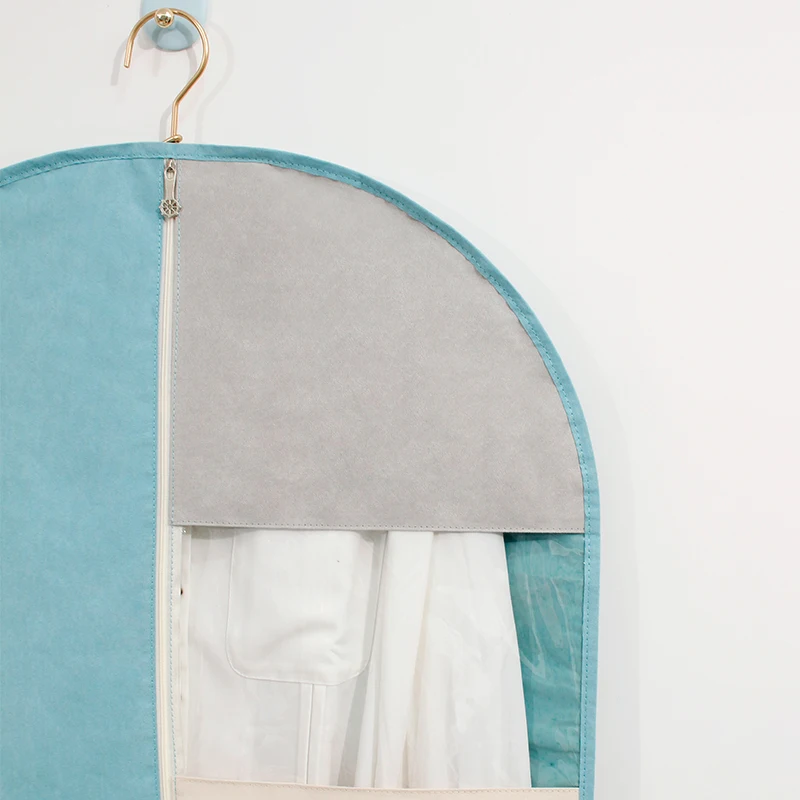 Univivi 10 Pack Suit Bags Garment Bag for Men Storage 40-inch Clothes Cover with Clear Window and ID Card Holder forSuit Jacket