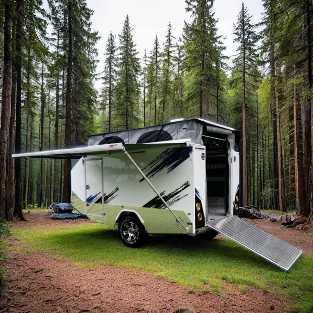 ECOCAMPOR OEM 17-футовый внедорожный игрушечный автомобиль грузовик туристический прицеп с возможностью уличного кемпинга внедорожные шины для 2850 кг