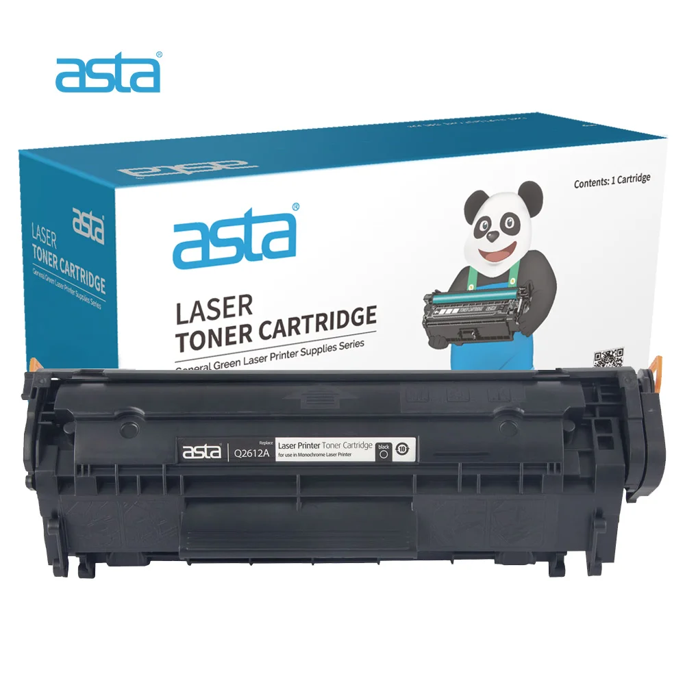 ASTA Q2612A 2612A 2612 12A черный тонер совместимый с картриджем HP Laser Printer Cartridge High Yield Premium Quality