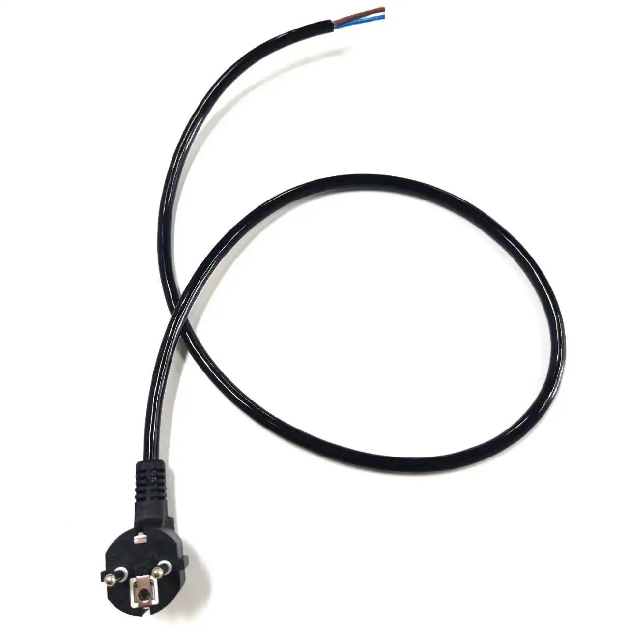 0.75mm2 EU Schuko plug to Pigtail open end European Electrical Power supply cord