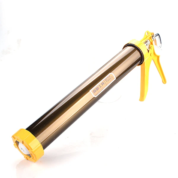 QIYU Aluminum Cartridge Tube Nozzle Caulking Gun Silicone Sealant Gun Construction Tools