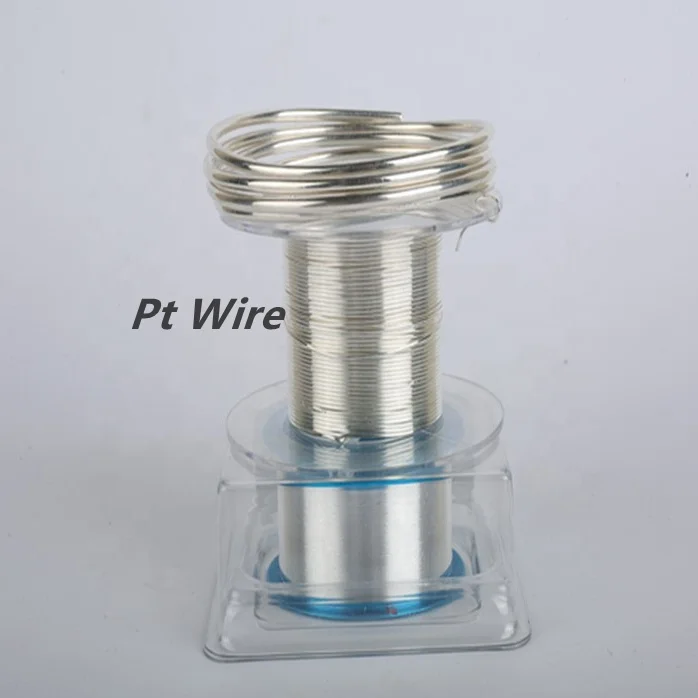0.1mm 0.2mm 0.3mm 0.4mm 0.5mm 99.99% Purity Platinum Alloy Wire Precious Metal Platinum Wire for Medical Devices