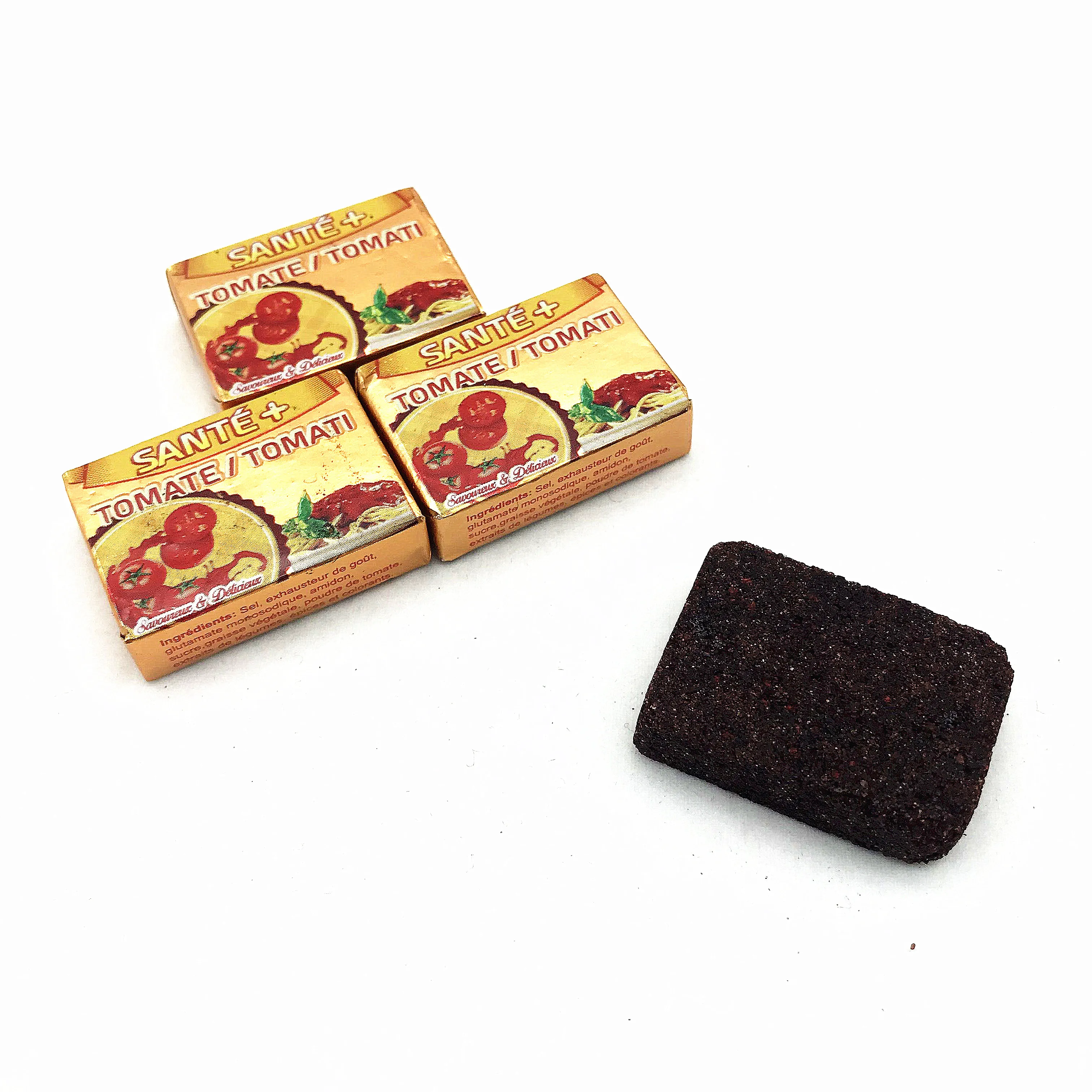 Halal Mix Seasoning Bouillon 10g Cube Mixed Spices Seasonings Chicken Essence Condiment For Halal African Muslim Food Cooking