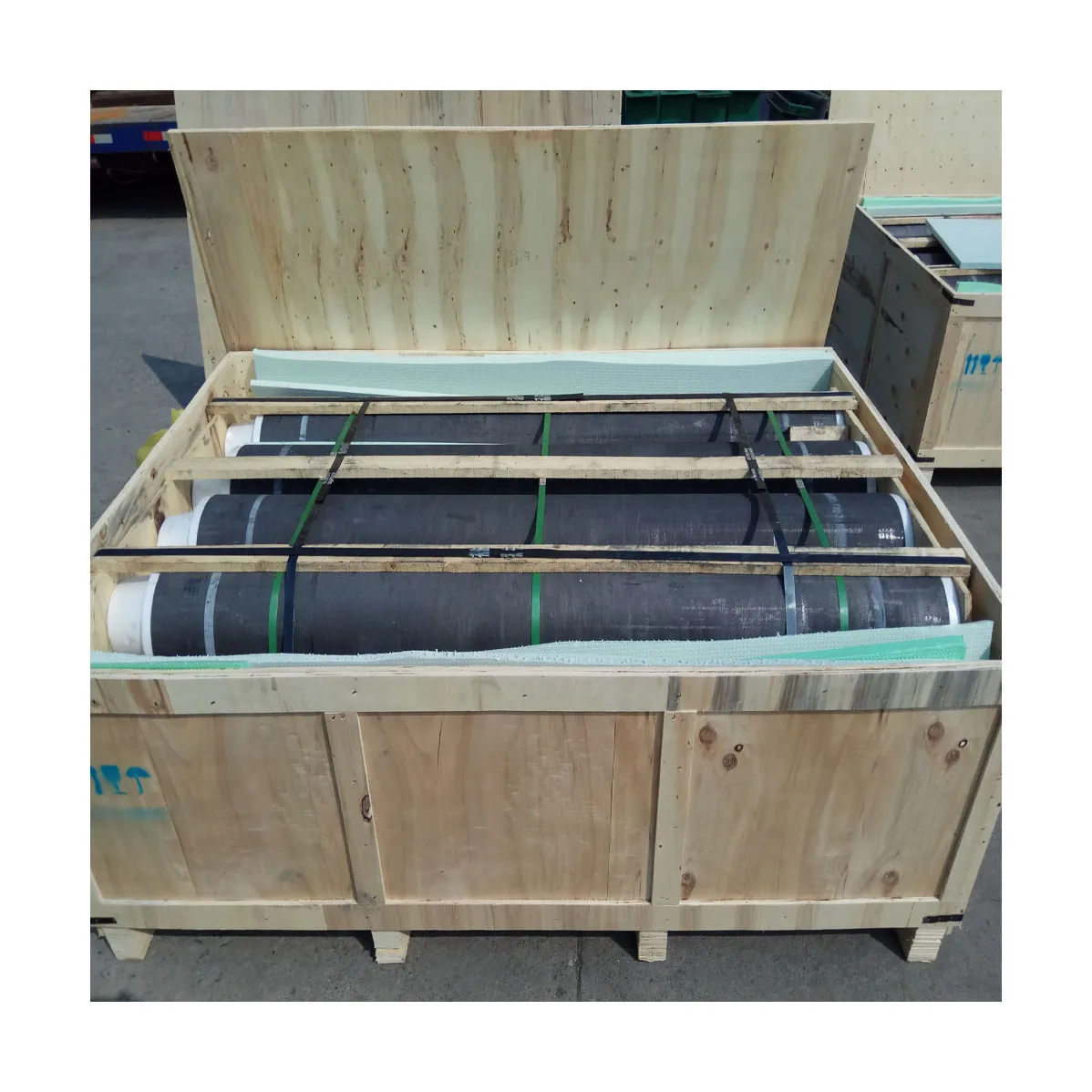 RP HP SHP UHP grade 150mm to 600mm diameter Graphite Electrodes blank for steel ARC furnace