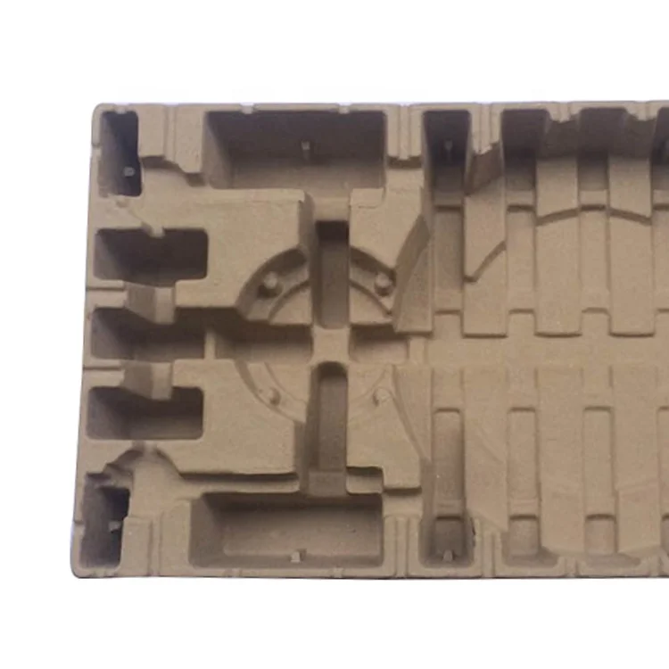 Disposable Cardboard Paper Tray Packaging Recycled Pulp Insert