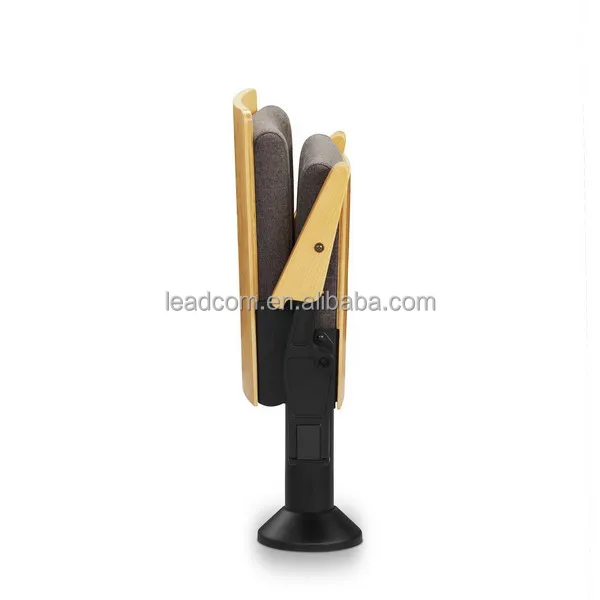 Leadcom folding fabric retractable education school church stadium seat auditorium chair Telescopic Seating