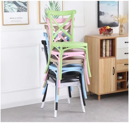 
crossback metal frame chair with wood seat PU seat for choose plastic cross back chair for party 