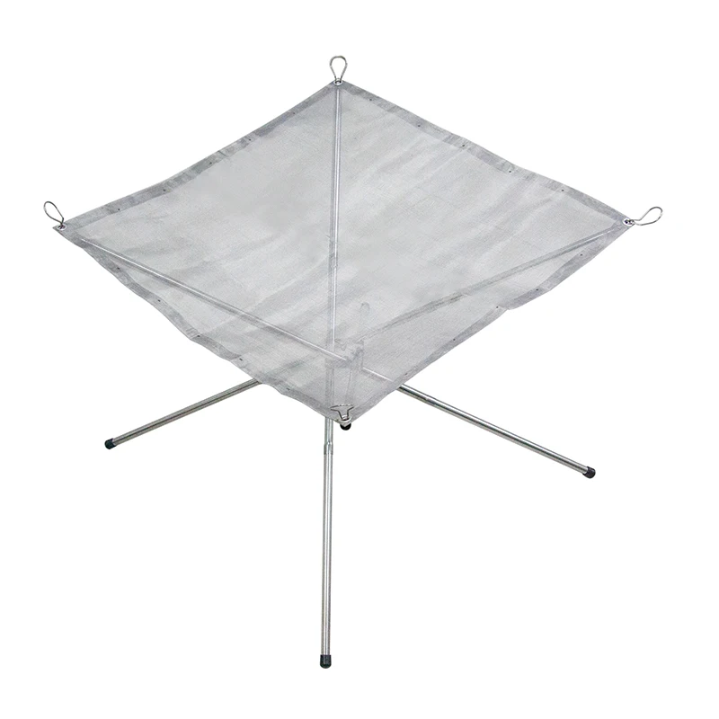 Manufacturers Wholesale Collapsible Mesh Folding Firewood Burning Outdoor Portable Stainless Steel Firepit