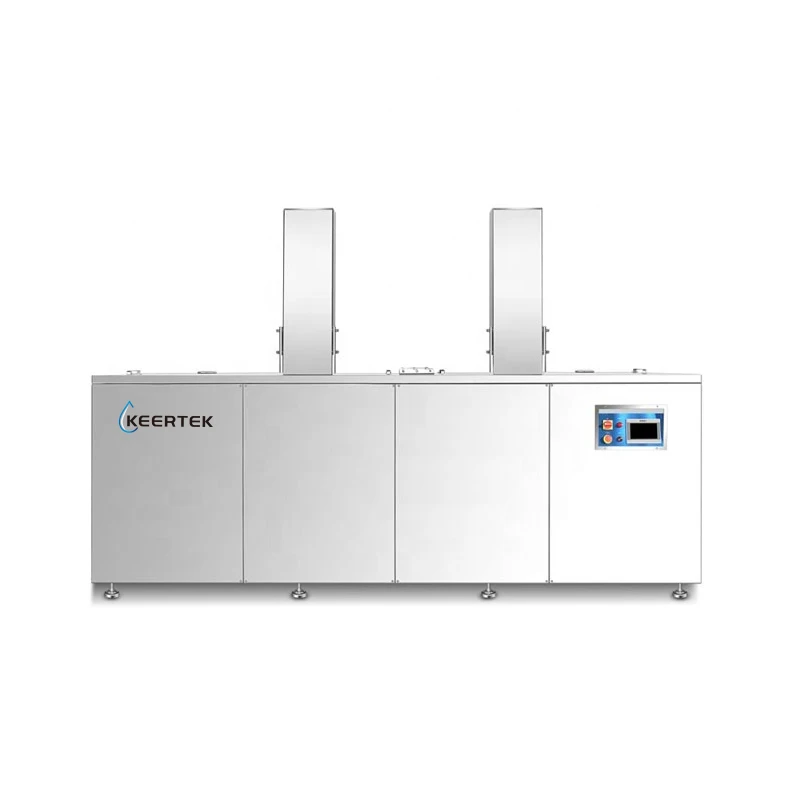 Multi station ultrasonic cleaning machine system