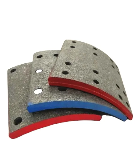 Auto spare parts 4551 auto duty truck brake shoe lining with rivets