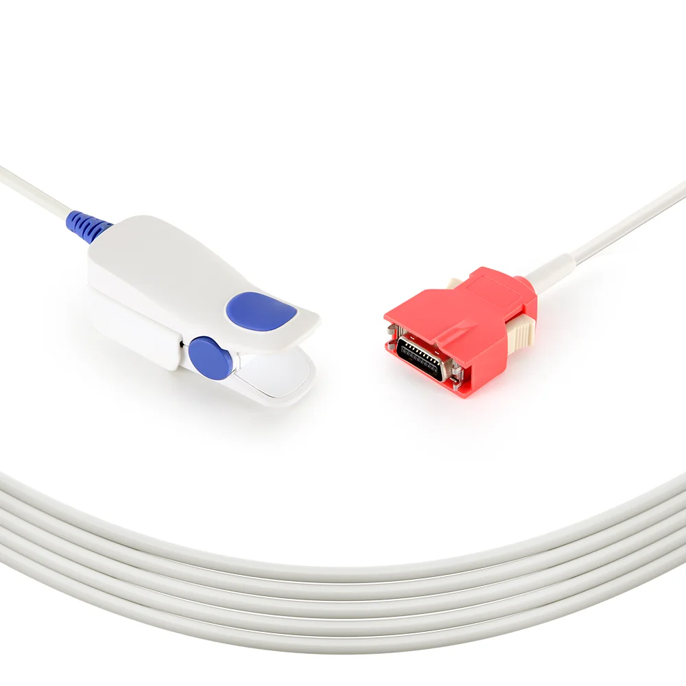 Compatible Masimos Rainbow 2054  20 PIN  finger clip  SpO2 sensor used for Adult SpO2 Probe, Pronto-7 SPo2  sensor