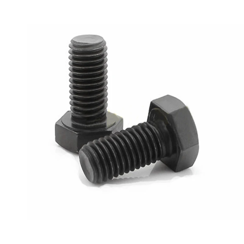 Quality Guaranteed Wholesale Price DIN933 left right thread black hexagon bolts and nuts