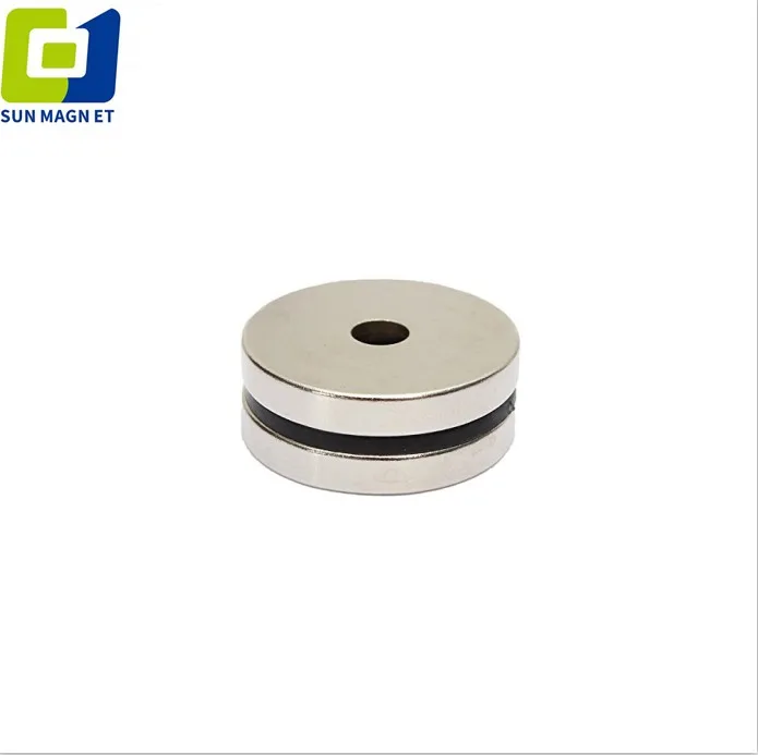 Drum Magnetic Separator Magnet Disk N52 Magnet Neodymium Countersink