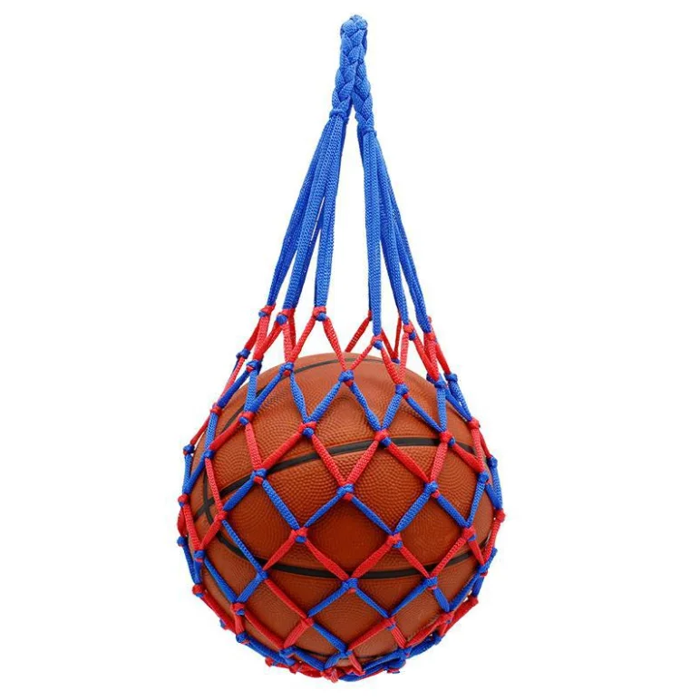 Пользовательская портативная нейлоновая Сетчатая Сумка для переноски футбольных волейбольных мячей, баскетбольных сетчатых сумок