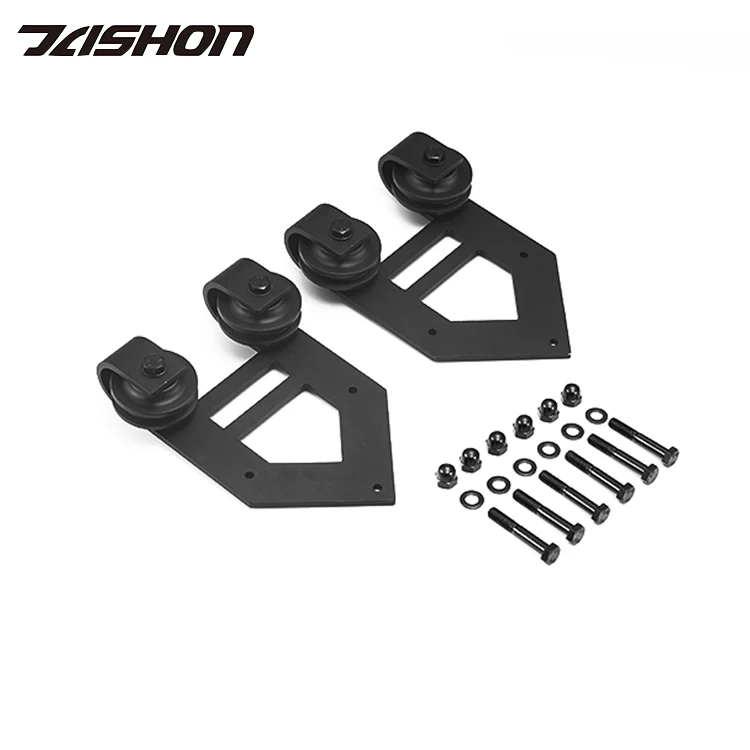 
 6 футов, оптовая продажа, недорогая креативная декоративная Высококачественная направляющая для раздвижной двери сарая, комплект оборудования  