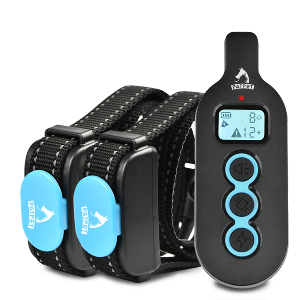 Wholesale Custom Made Shock Bark Collar Push Button Dog Training Shock Collar For 2 Dogs For Dog Who Whines In Crate