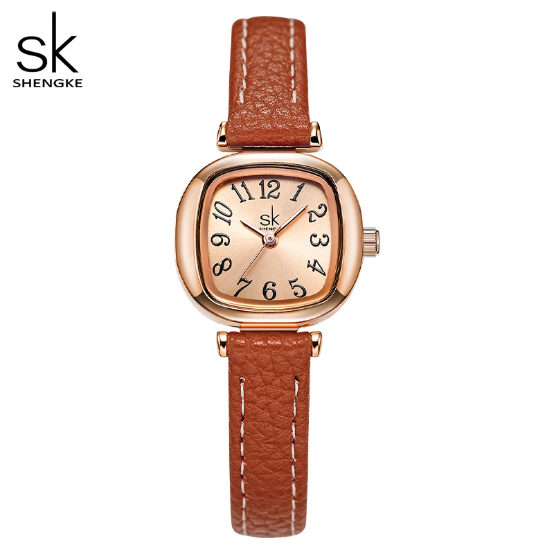 SHENGKE Hot Sales Luxury Quartz Watches Fashion Quartz Watches waterproof Ladies Women Reloj Mujer