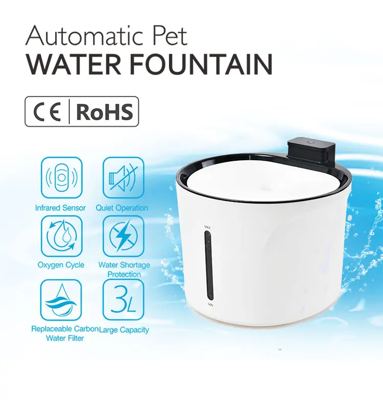Автоматический фонтан для домашних животных Made4pets Диспенсер воды кошек Электрический питьевой