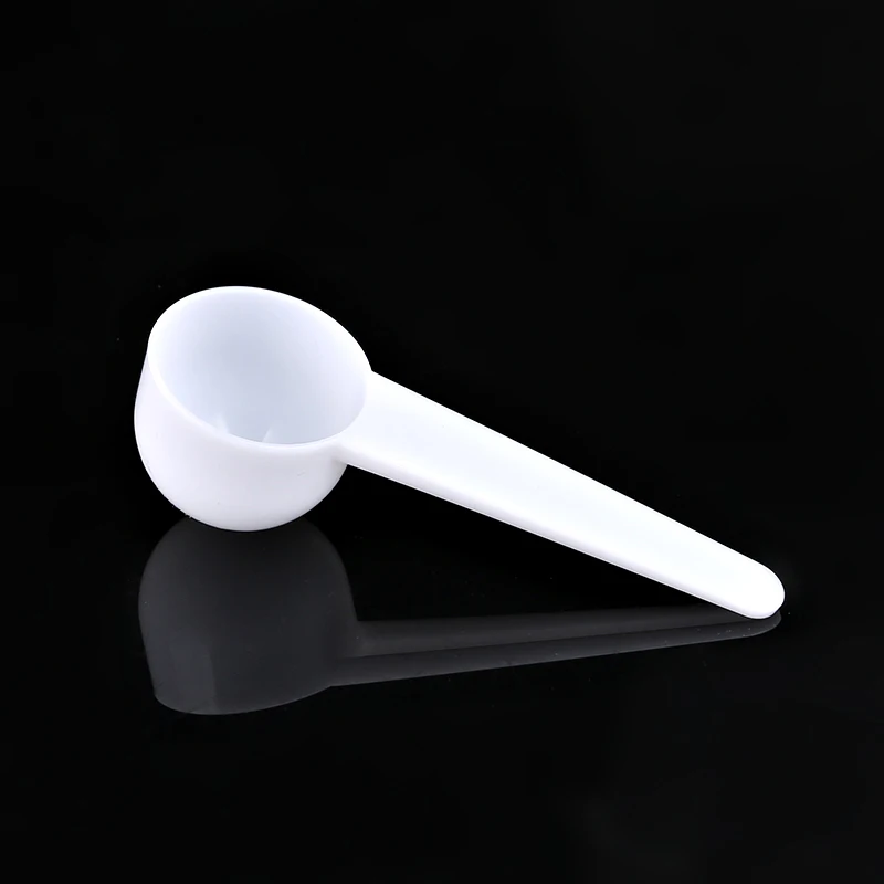 White color medicine powder measuring spoon 20ml cosmetic spoon for powder