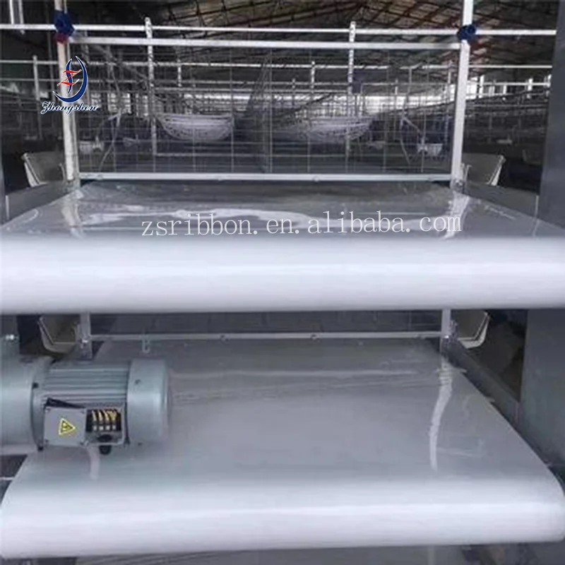 PP Chicken Dung Manure Cleaning Belt Poultry Manure Conveyor Egg Belt For Chicken Poultry Farm