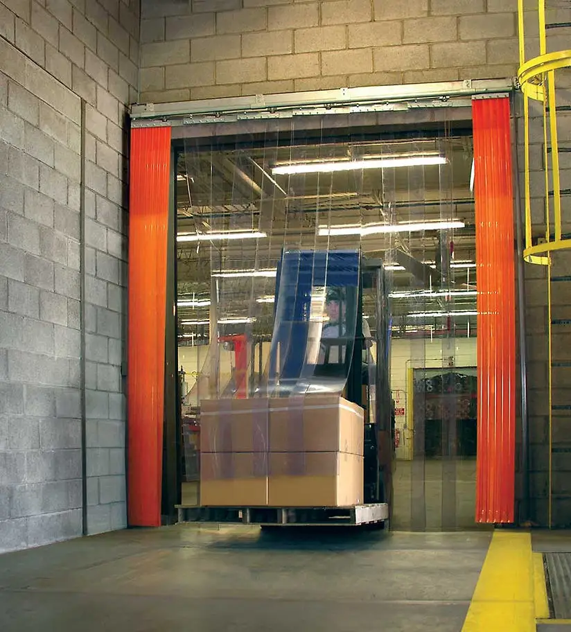 Cold Room 3m Length 2mm Thickness 20cm Width Clear PVC Strips Transparent Curtains