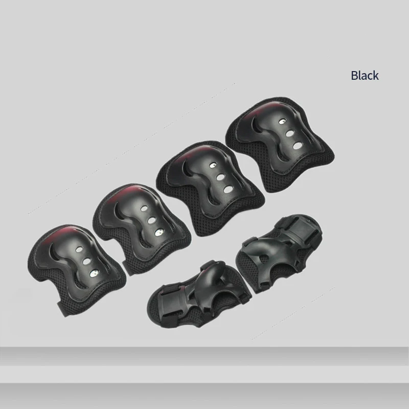 High Quality Workout Accessories Durable 6 Pieces Set Sports Gear Bike Safety Knee and Elbow Guards