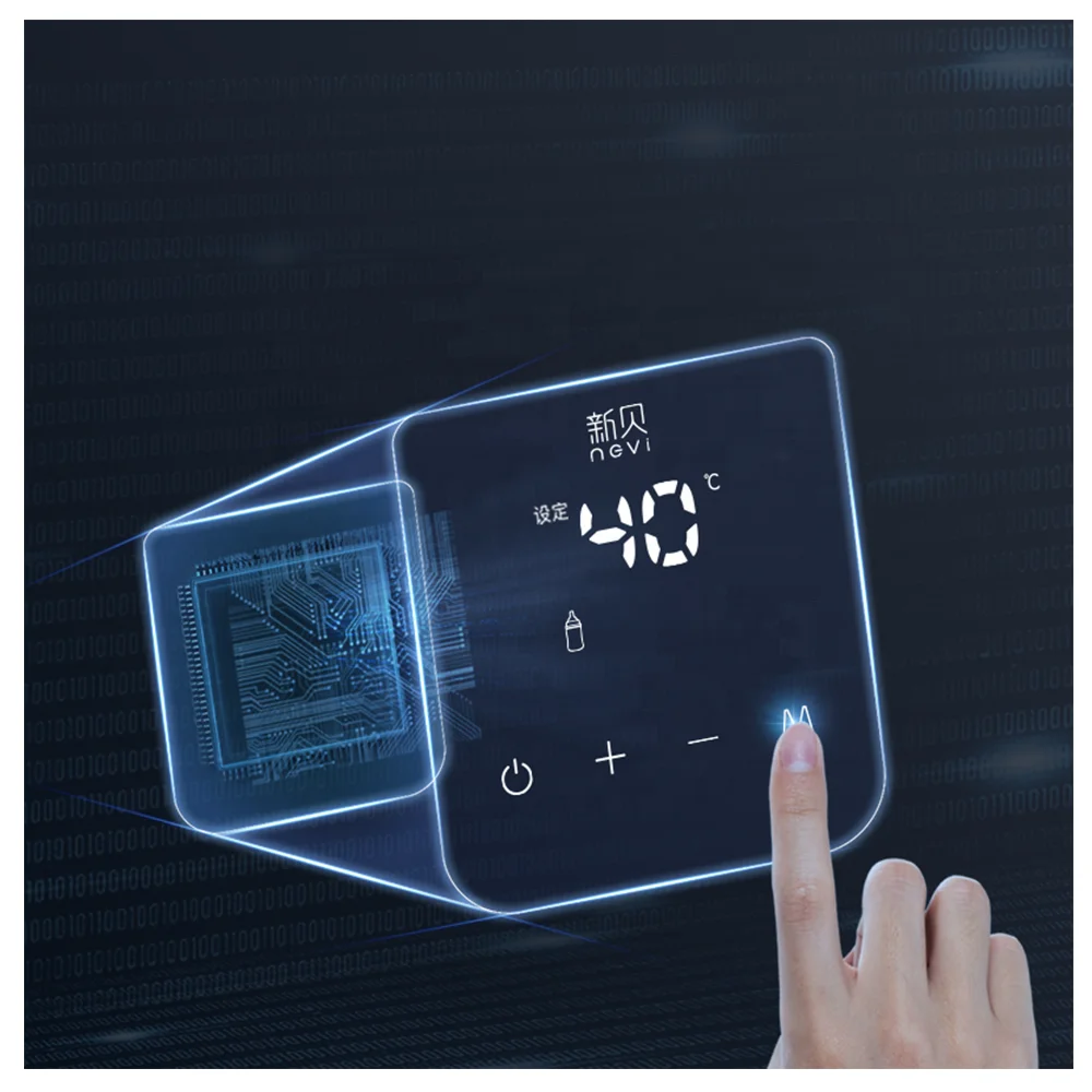 Factory Wholesale Customization Service Portable Digital Breast Milk Heater Bilateral Baby Bottle Warmer