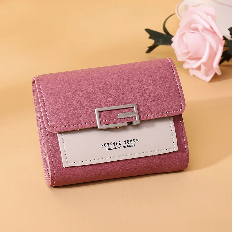 High Quality Wholesale Cheap Coin Purse Wallet Women Mini Fashion New Leather Card Wallet