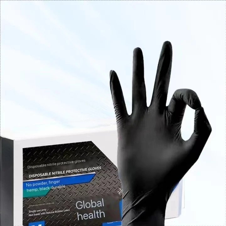 FREE SAMPLE Waterproof tattoo food powder free Beauty Salon Pet Care nitrilo Examination inspection Coated Disposable gloves
