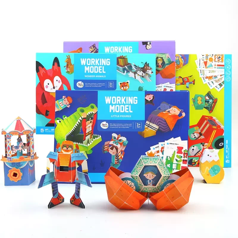 3D трехмерные детские игрушки-оригами для творчества