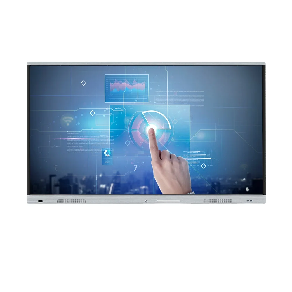 Shenzhen Factory hot sales 65 inches 20 touch 4k led interactive touch screen flat panel for school and office