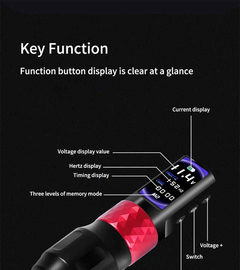 POPEIRONS F6 rotary tattoo pen Supplies New Tattoo Permanent Makeup Machine pen tattoo machine